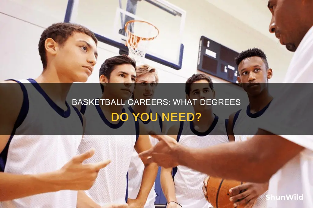 what degrees does basketball require