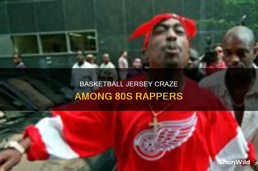 what did 80s rappers wear basketball jerseys