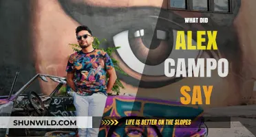 Alex Campos' Recent Statements: Insights and Reactions to His Words