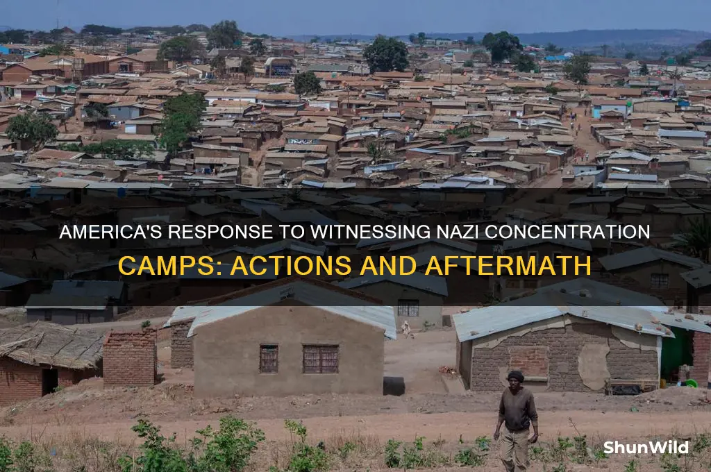 what did america do after witnessing concentration camps