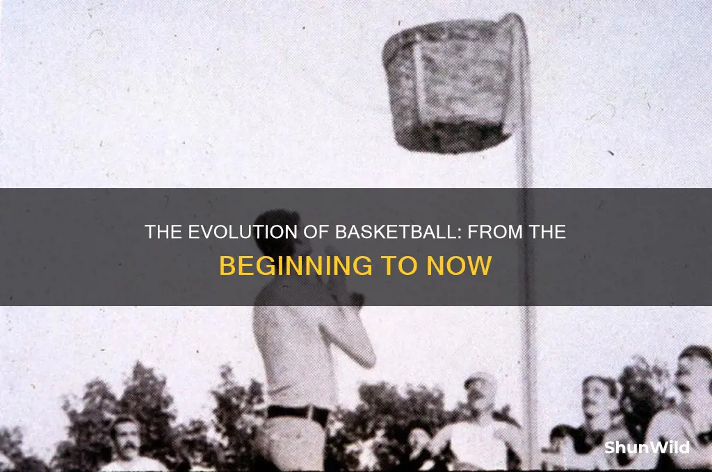 what did basketball first look like