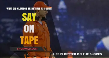 Clemson Basketball Assistant's Tape: What Was Said?