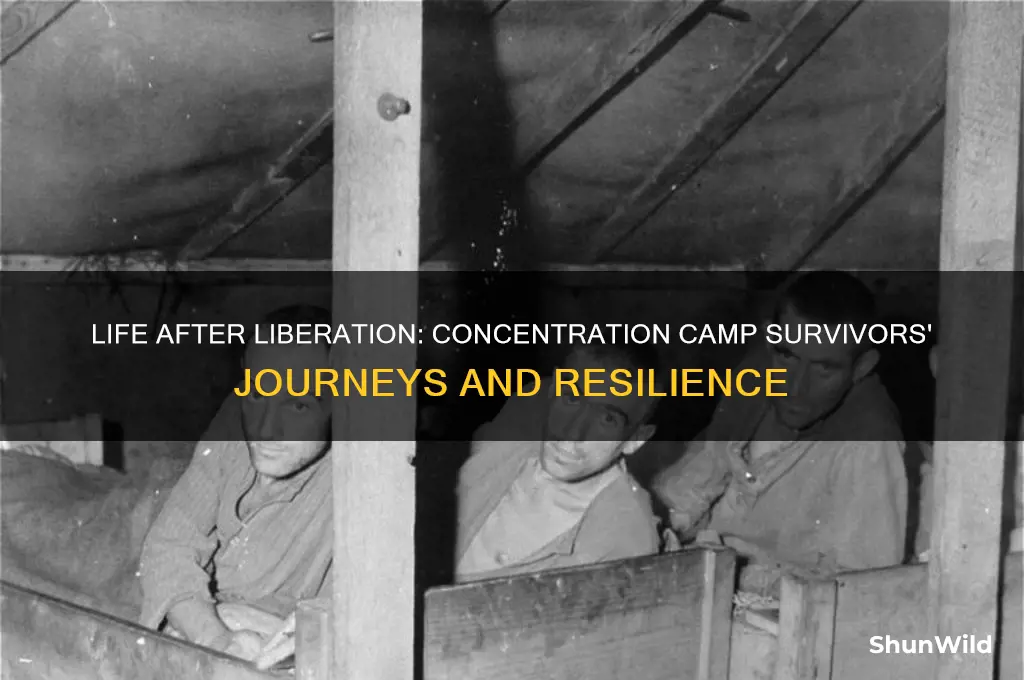 what did concentration camp prisoners do after liberation