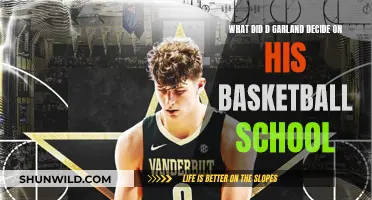Garland's Basketball School Decision: The Inside Scoop