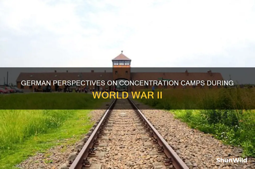 what did germans think about concentration camps during wwii