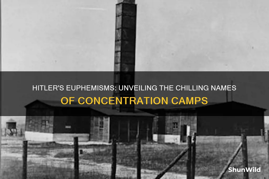 what did hitler call concentration camps