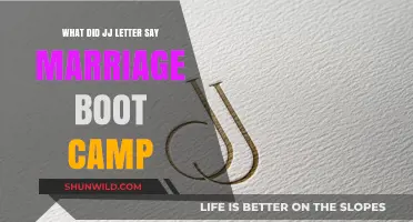 JJ's Marriage Boot Camp Revelations: What Did the Letter Say?