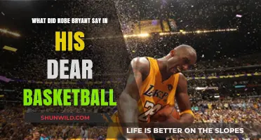 Kobe Bryant's Dear Basketball: A Poignant Farewell