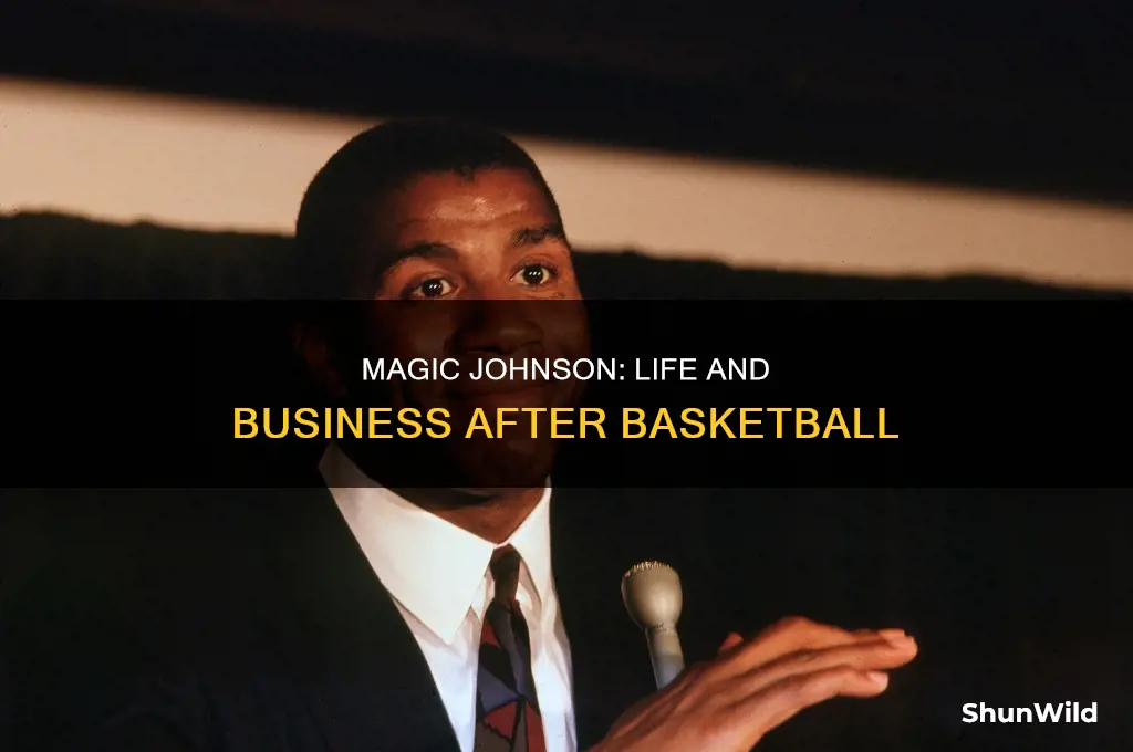 what did magic do after retiring from basketball