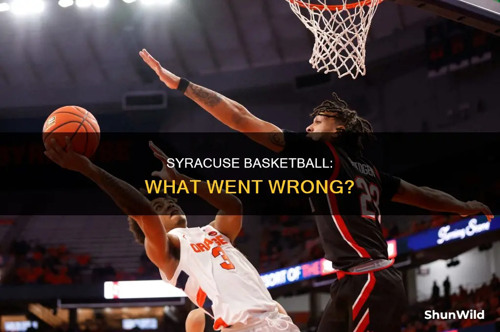 what did syracuse basketball do wrong