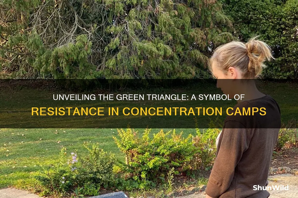 what did the green triangle mean in concentration camps