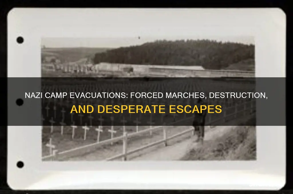 what did the nazis do to evacuate their concentration camps