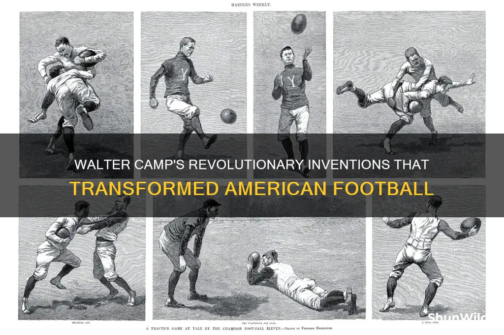 what did walter camp invent