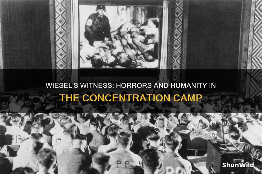 what did wiesel see in the concentration camp