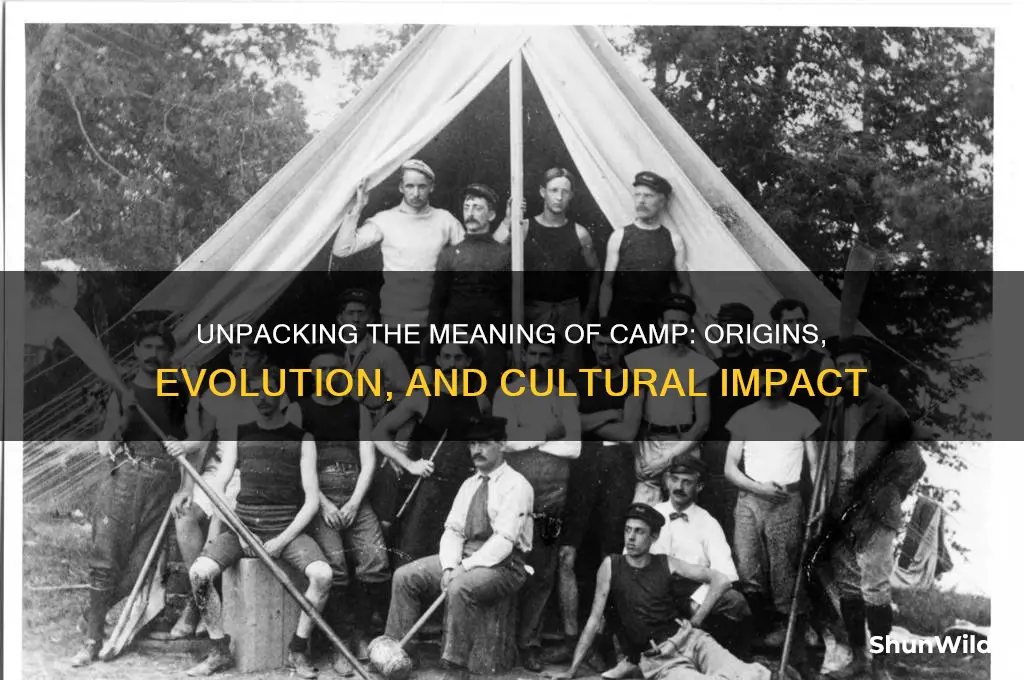 what dies camp mean