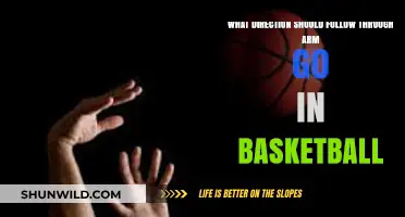 The Perfect Basketball Shot: Follow-Through Arm Direction