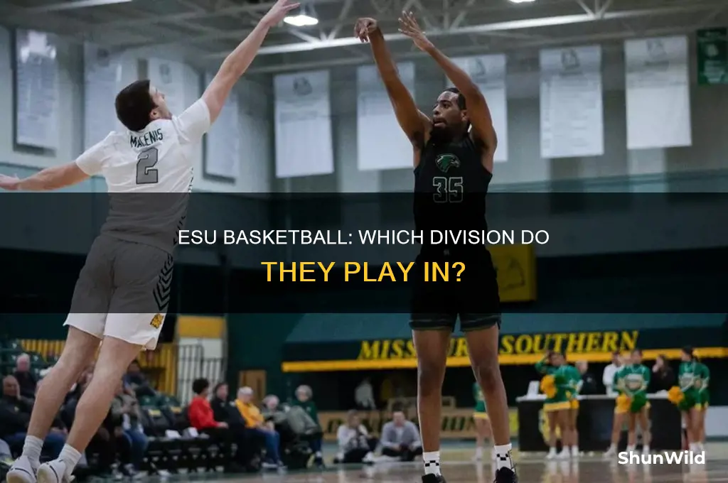 what division is esu basketball