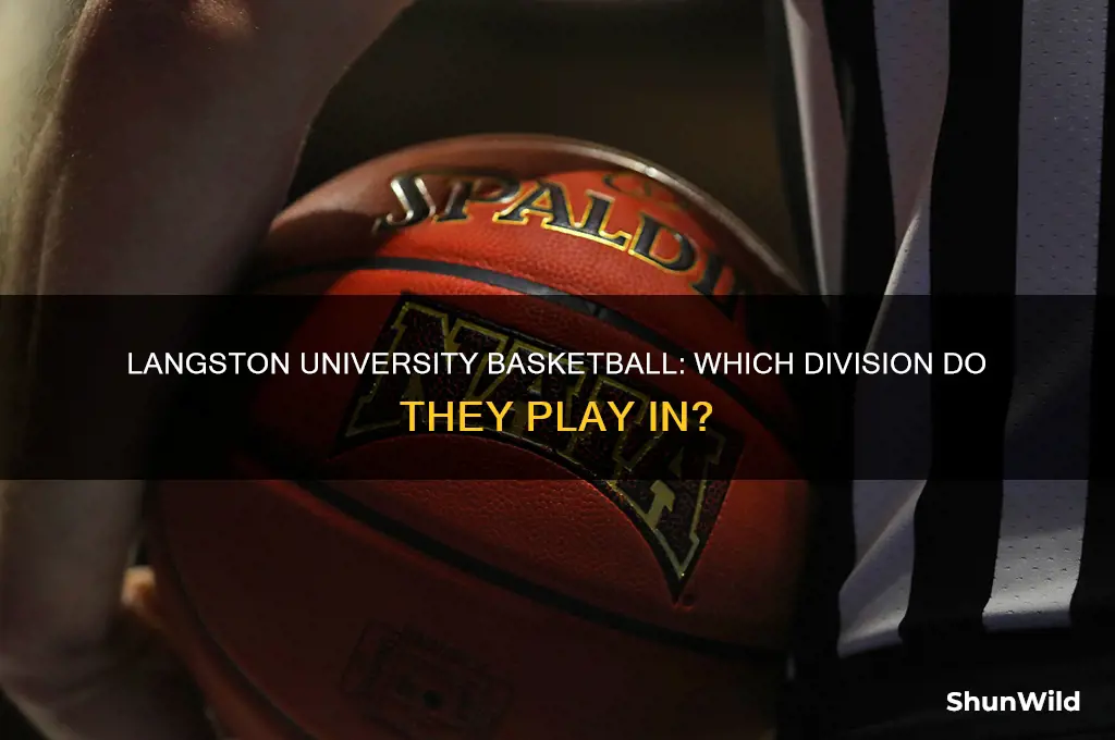 what division is langston university basketball