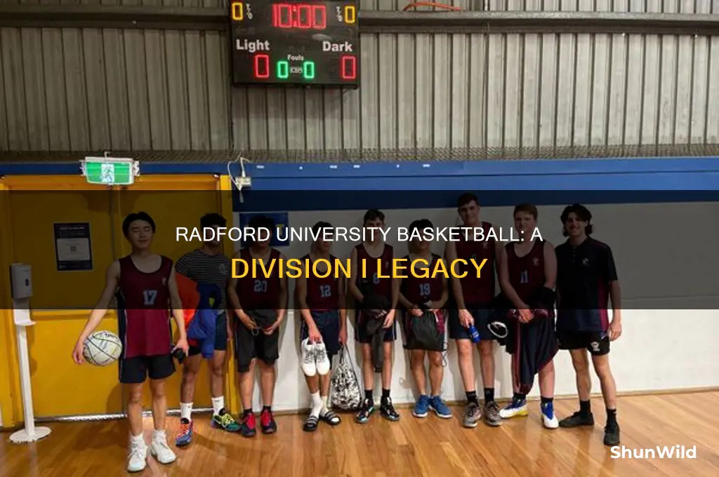 what division is radford university basketball
