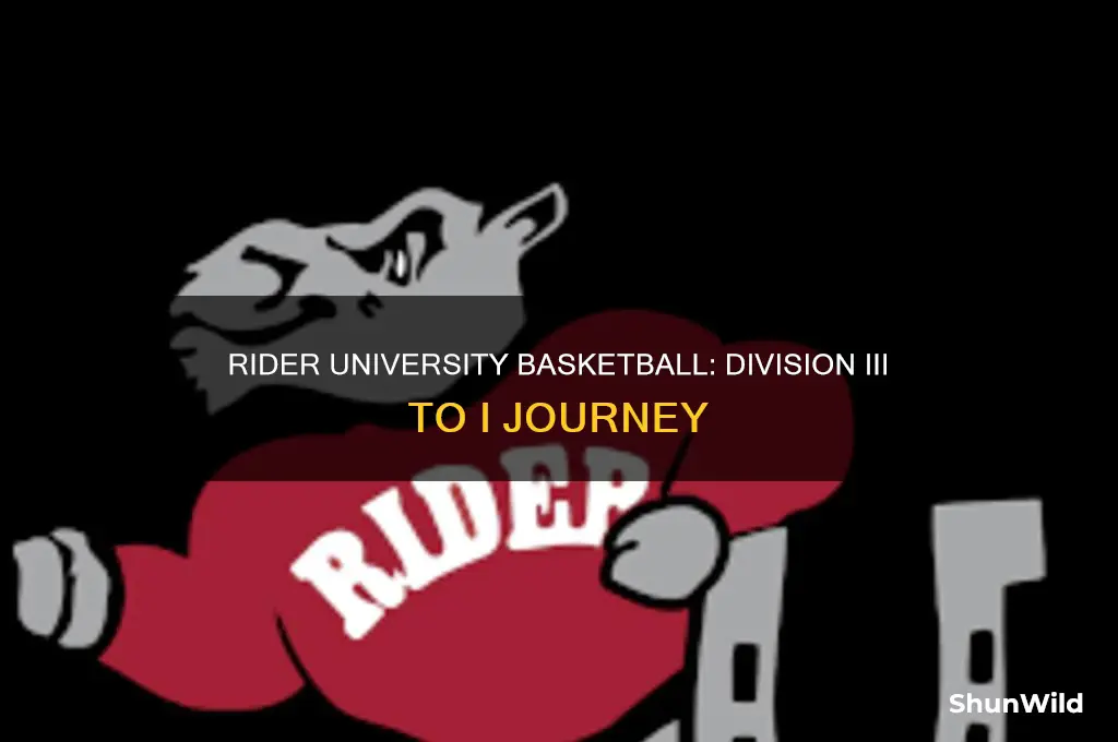 what division is rider university basketball