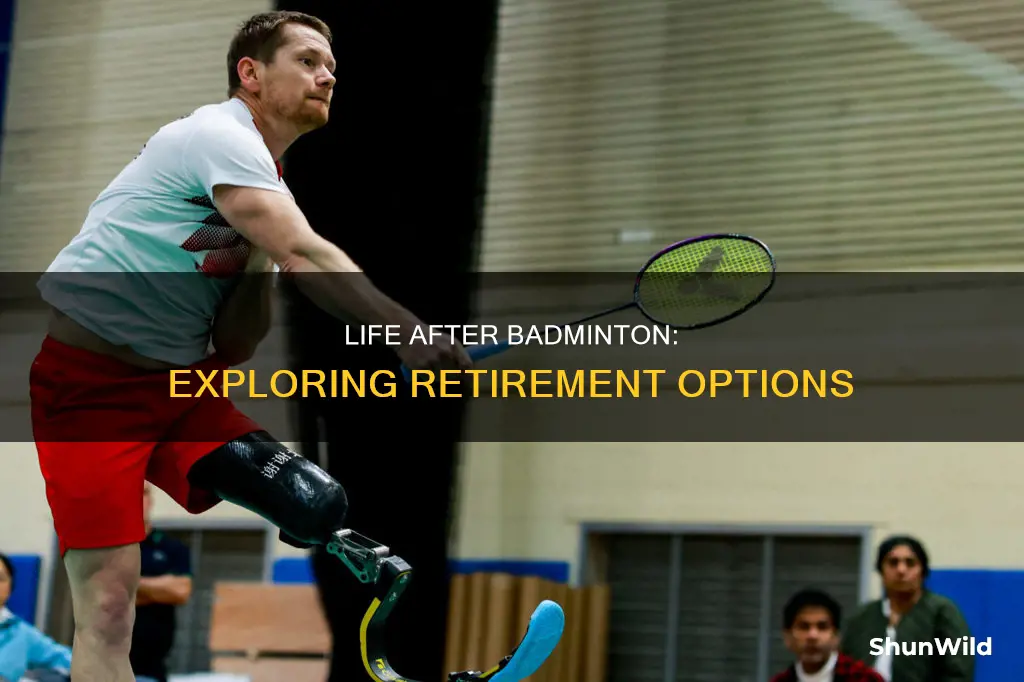 what do badminton players do after retirement