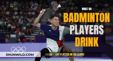 Badminton Players' Hydration: What's in Their Bottles?