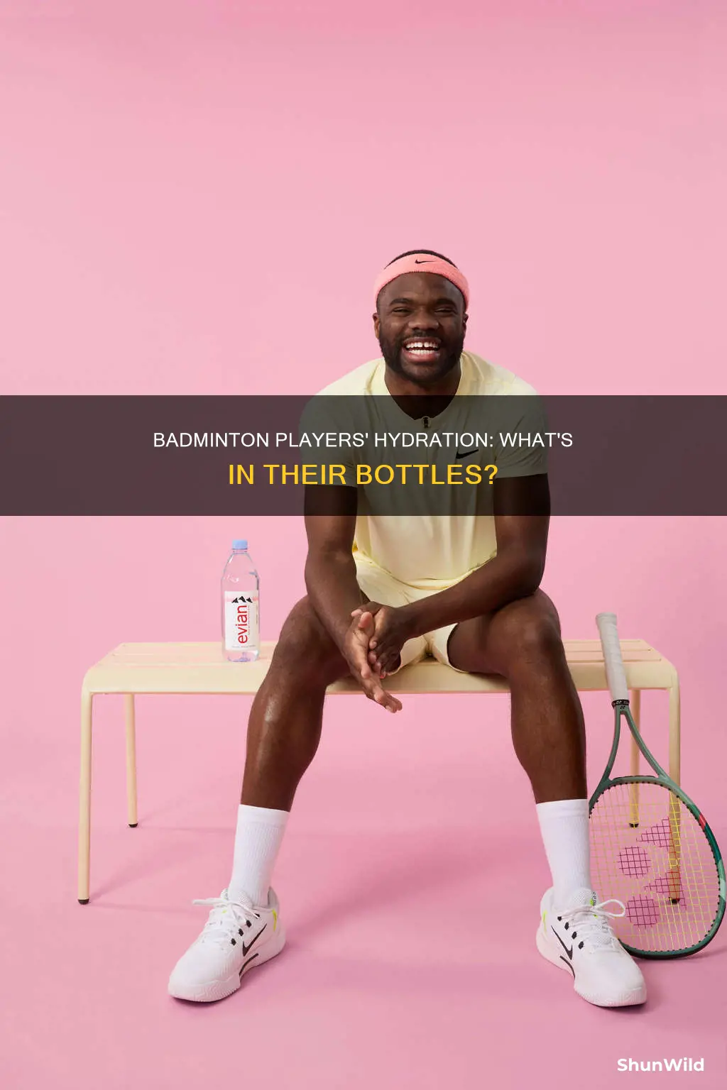 what do badminton players drink