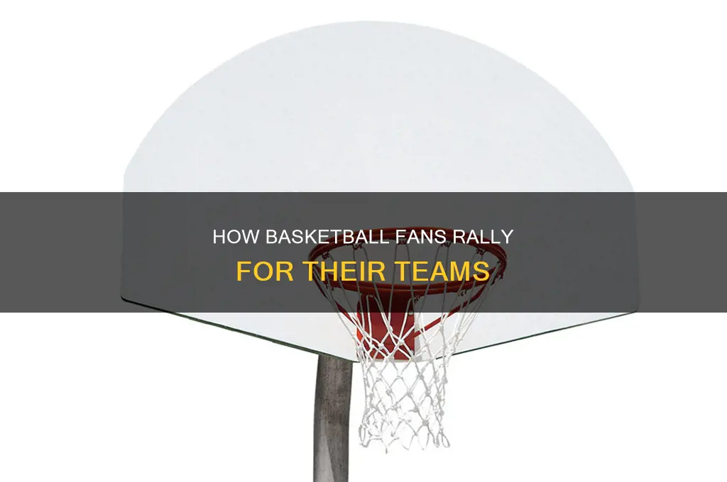 what do basketball fans do to rally