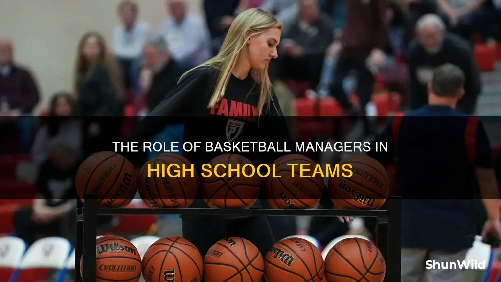 what do basketball managers do in high school