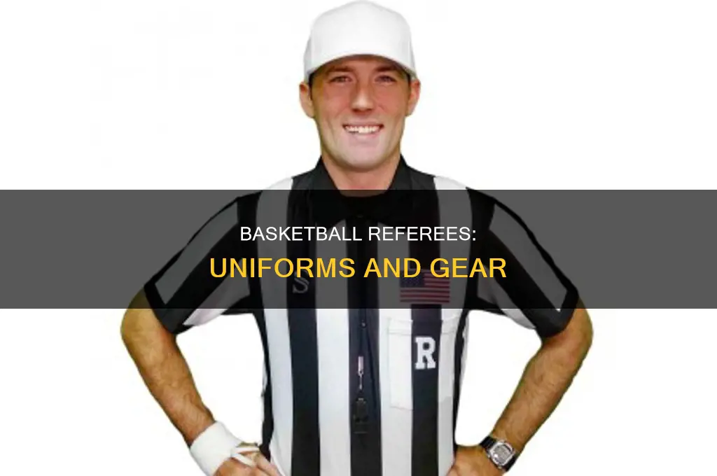 what do basketball officials wear