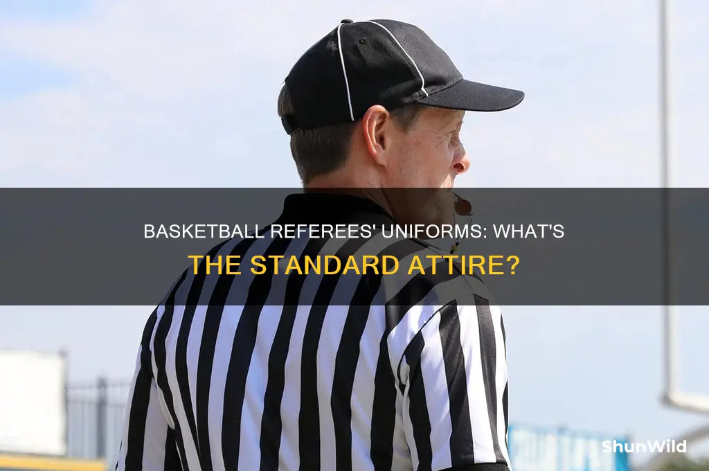 what do basketball referees wear