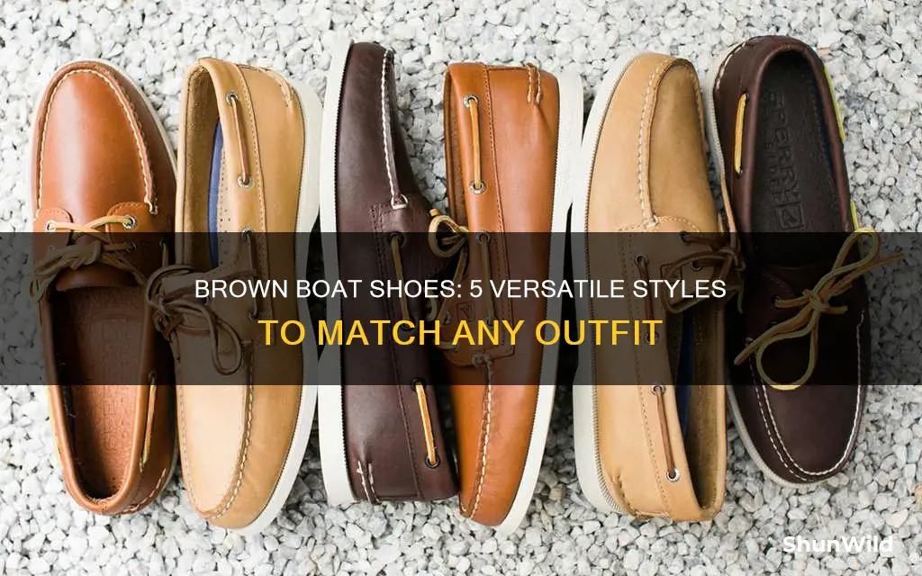 what do brown boat shoes go with