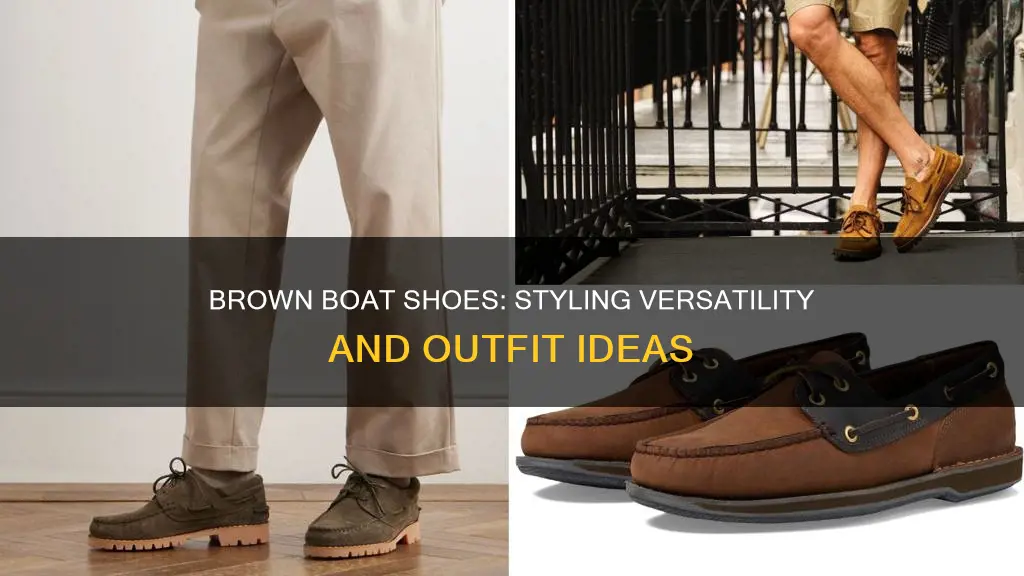 what do brown boat shoes go with