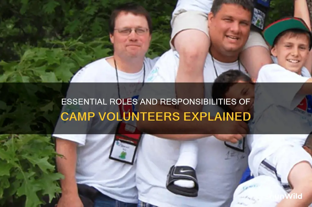 what do camp volunteers do