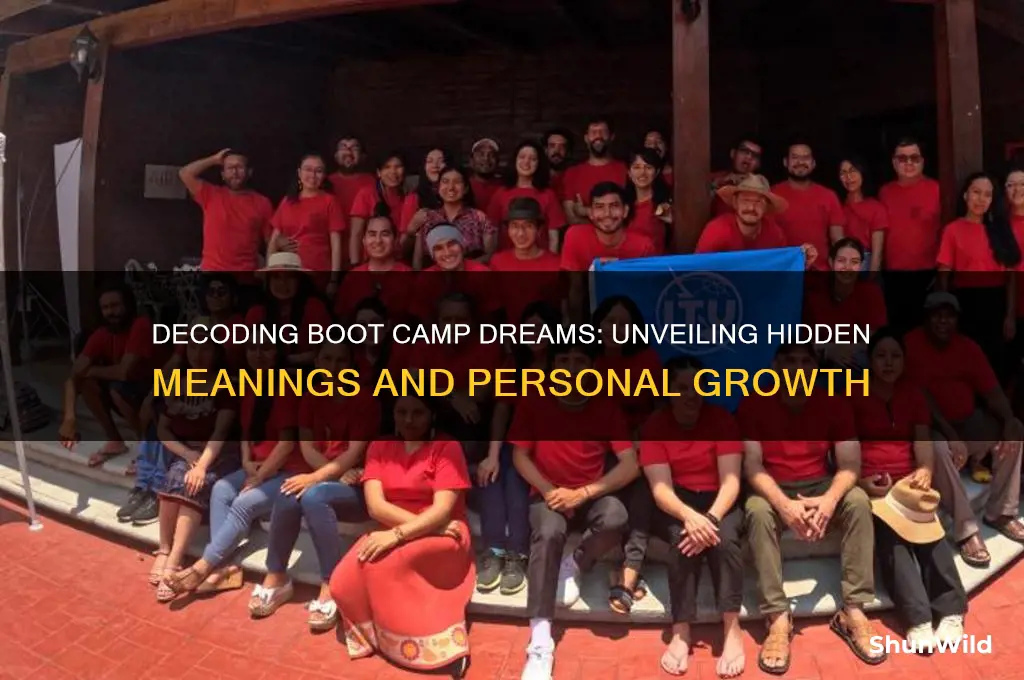 what do dreams about boot camp mean