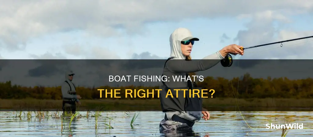 what do I wear to go fishing on a boat