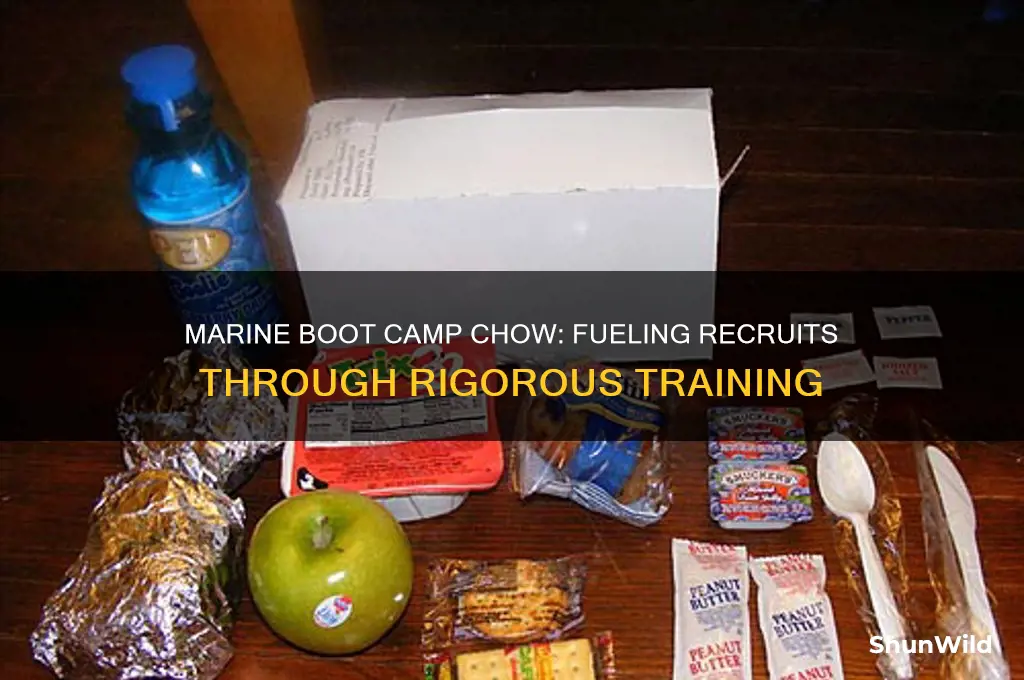 what do marine recruits eat at boot camp