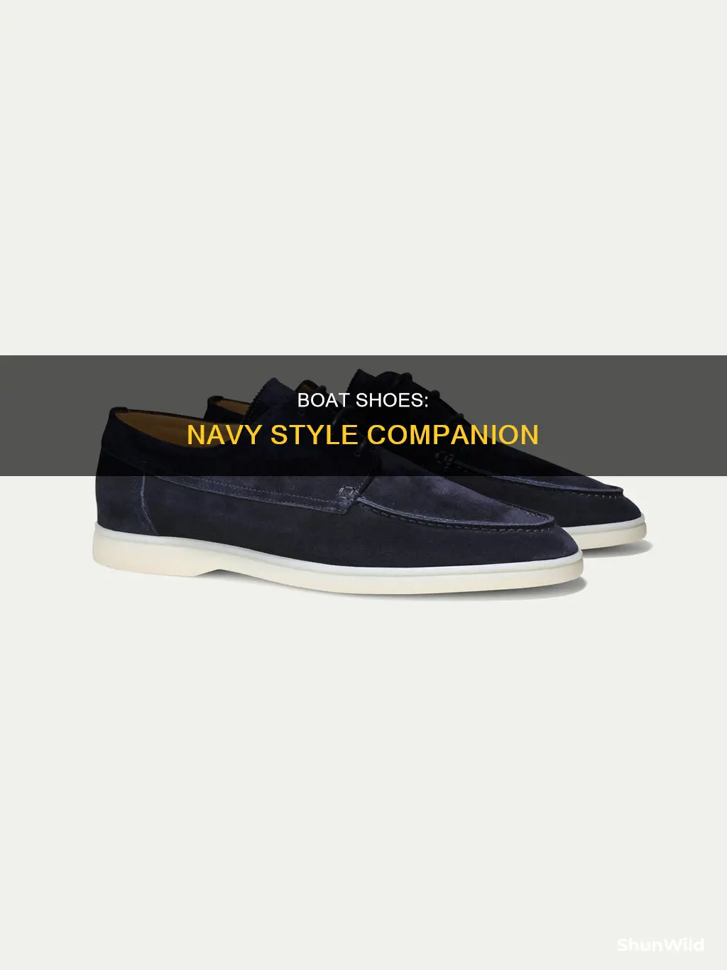what do navy boat shoes work well with
