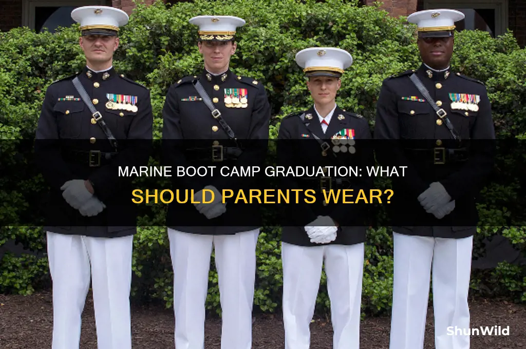 what do parents wear to marine boot camp graduation
