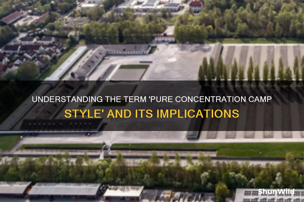 what do pure concentration camp style mean