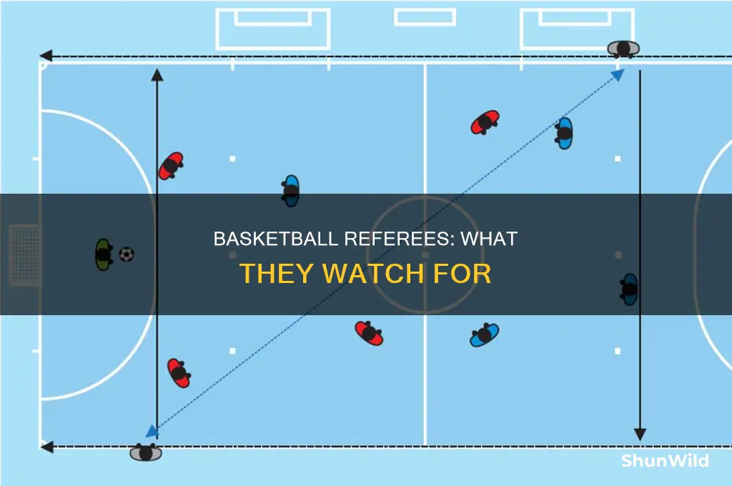 what do refs have to look for in basketball