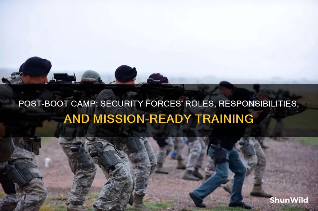 what do security forces do after boot camp