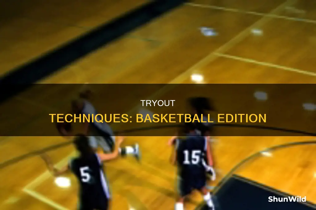 what do they do at basketball tryouts