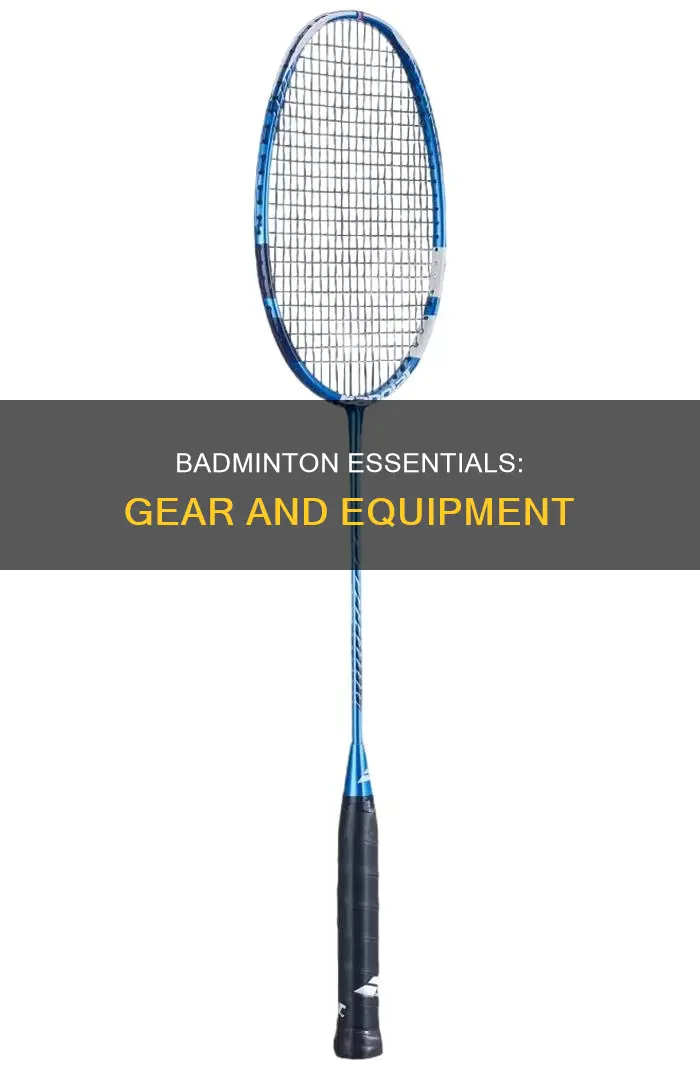 what do they use in badminton