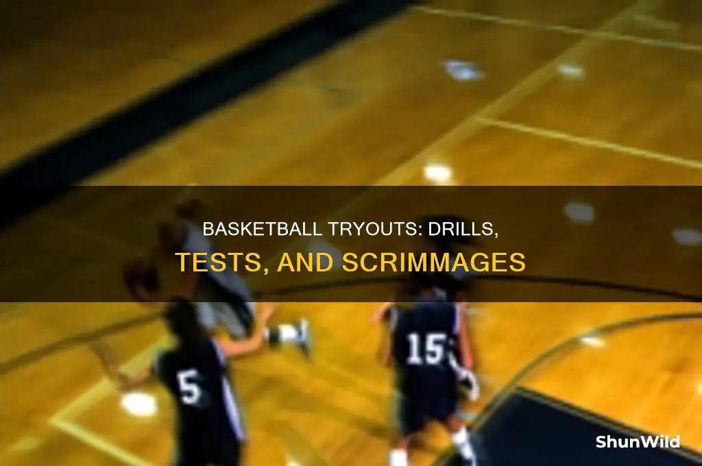 what do u do at basketball tryouts