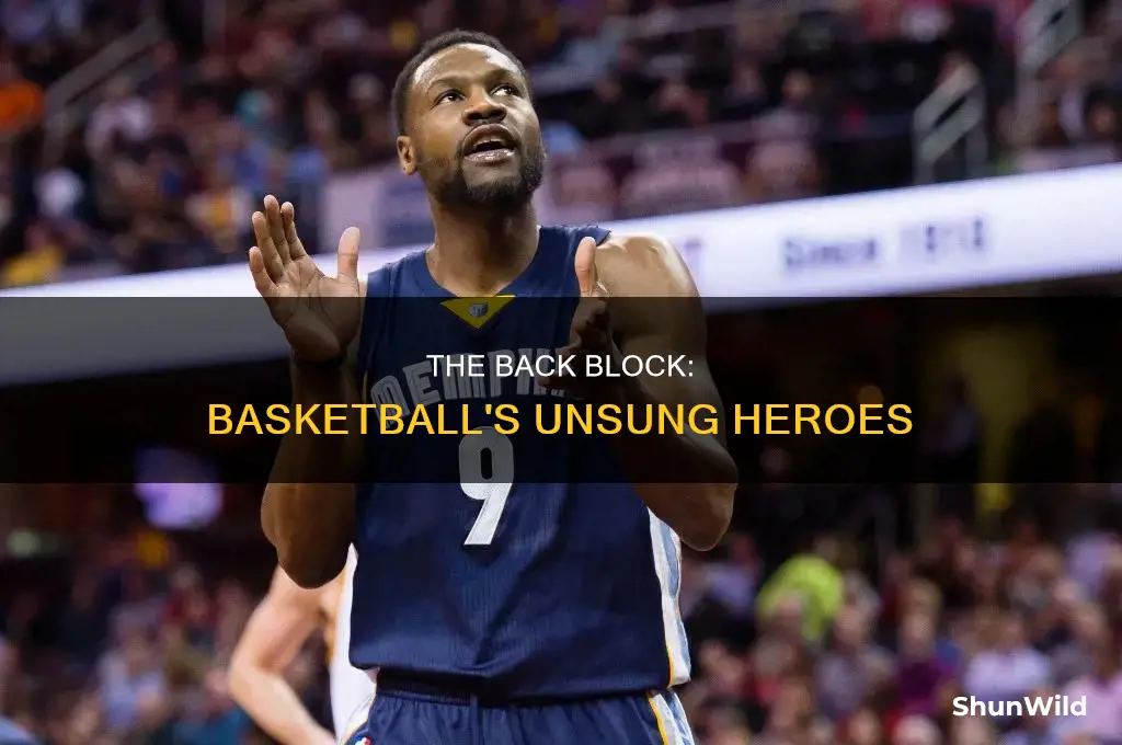 what do you call the back block in basketball