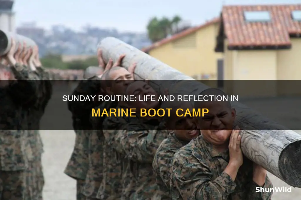 what do you do on sundays in marine boot camp