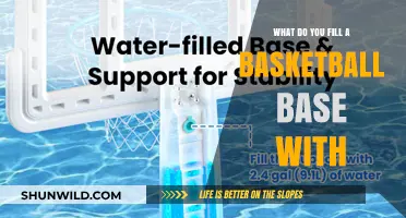Fill Your Basketball Hoop: Water, Sand, or Both?
