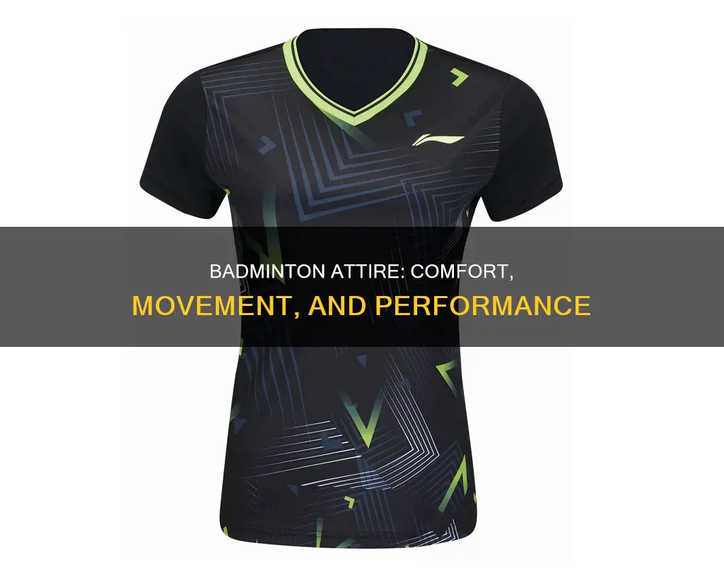what do you wear to play badminton