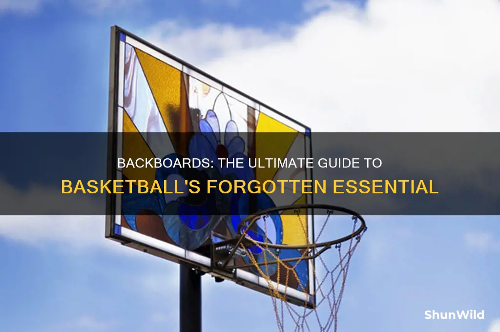what does a basketball backboard look like